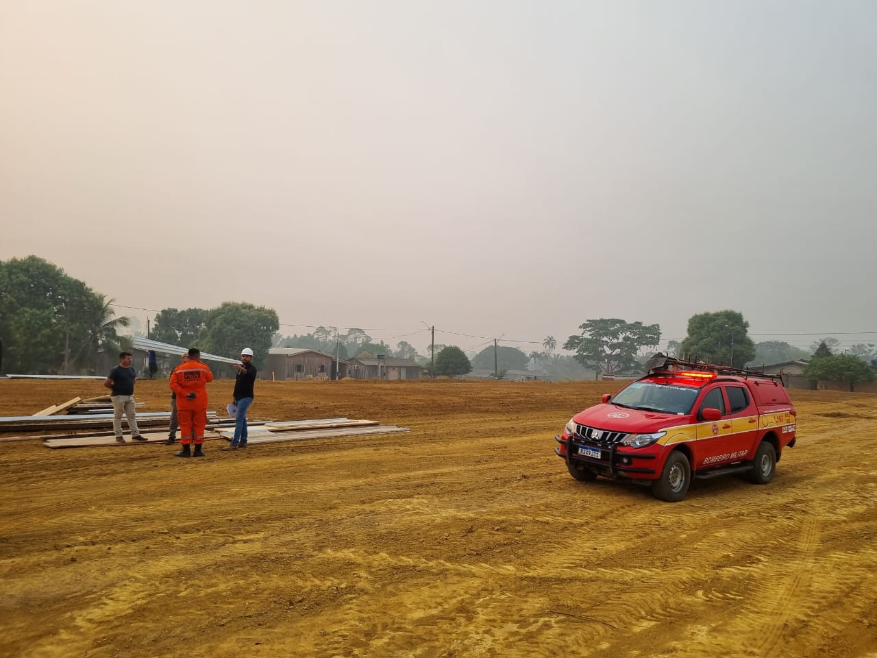 CORPO DE BOMBEIROS MILITAR DE RONDÔNIA INICIA CONSTRUÇÃO DO NOVO QUARTEL EM BURITIS