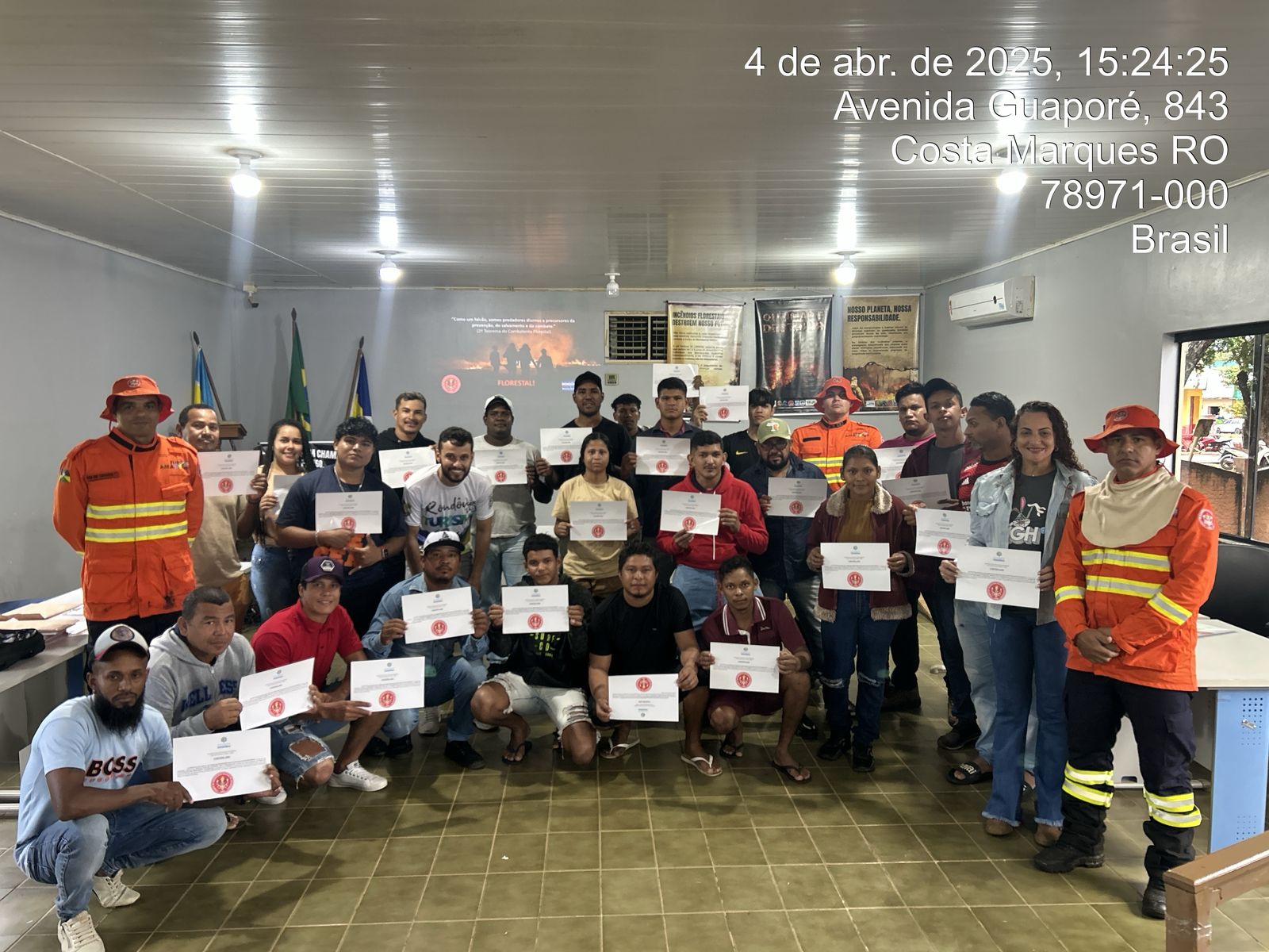 CBMRO CAPACITA NOS 52 MUNICÍPIOS DO ESTADO AGENTES CIVIS PARA ATUAREM NO COMBATE ÀS QUEIMADAS ILEGAIS E INCÊNDIOS FLORESTAIS EM 2025