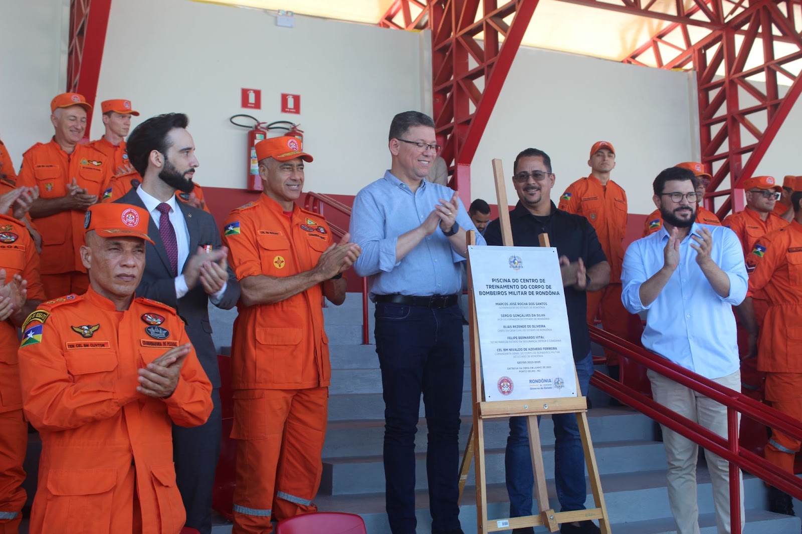 CBMRO INAUGURA PISCINA DE TREINAMENTO PARA SALVAMENTO AQUÁTICO EM CERIMÔNIA SOLENE