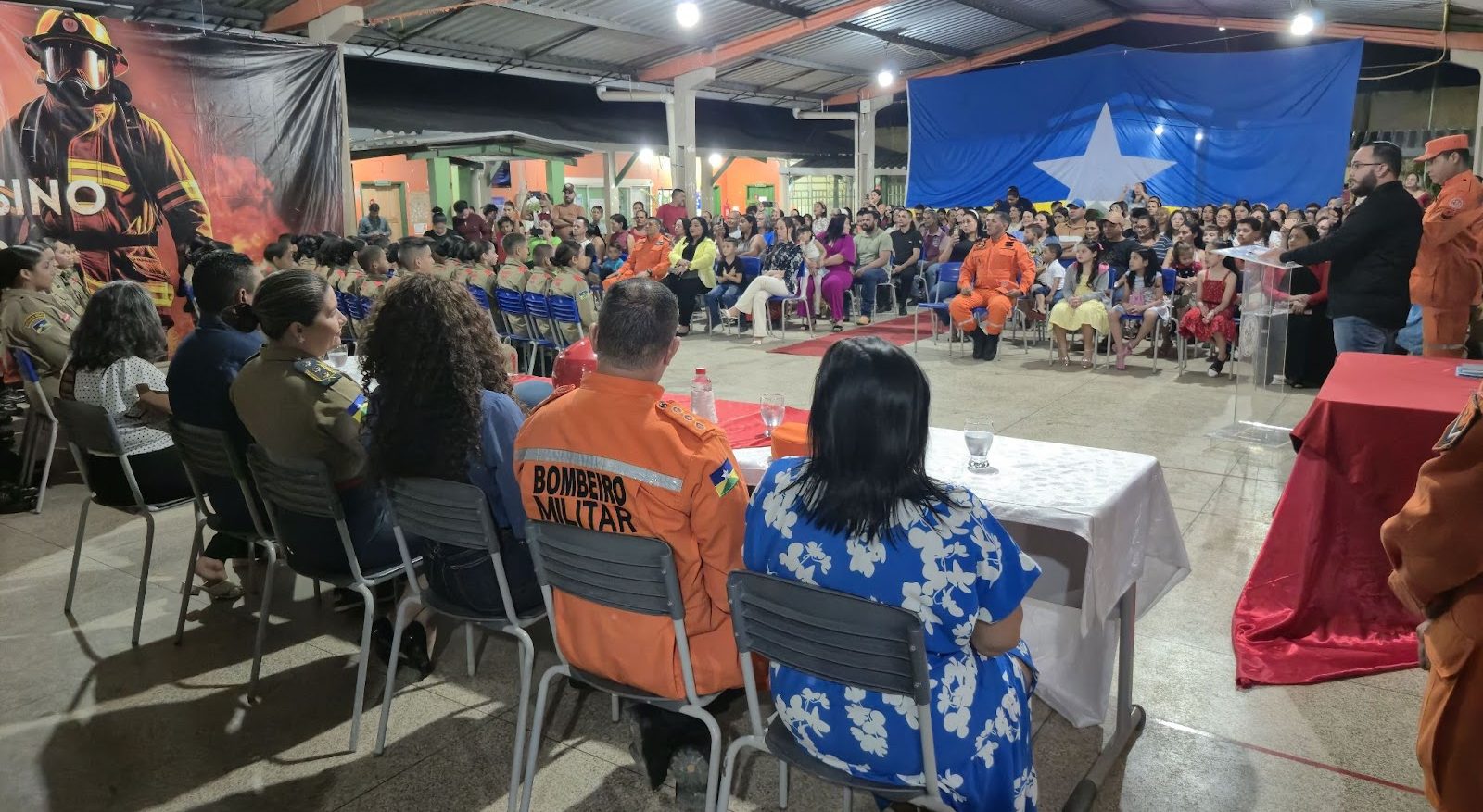 PROEBOM TURMA 2025: AULA INAUGURAL DO PROGRAMA BOMBEIRO MIRIM –SOLENIDADE MARCOU O INÍCIO DAS ATIVIDADES DA NOVA TURMA DO PROGRAMA NA ESCOLA ESTADUAL HEITOR VILLA LOBOS