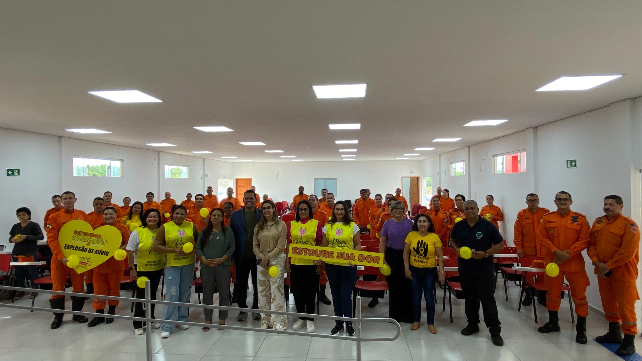 CBMRO CONVIDA INSTITUTO ROSAS QUE FALAM PARA PALESTRAR SOBRE SAÚDE MENTAL DURANTE CAMPANHA SETEMBRO AMARELO